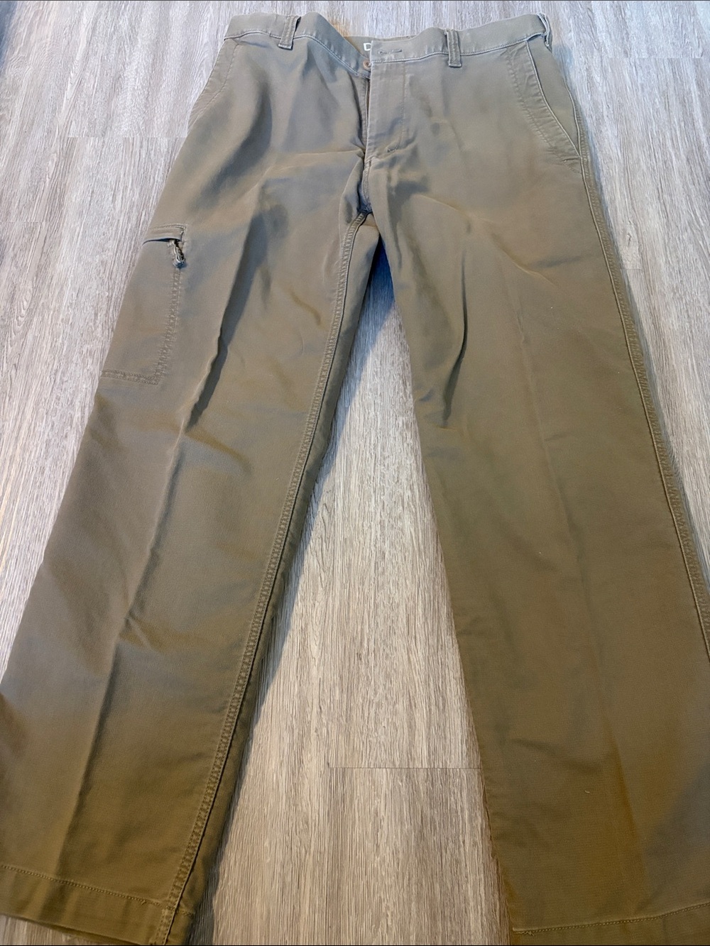 Men's Vintage tan/grey Straight-Leg Chinos